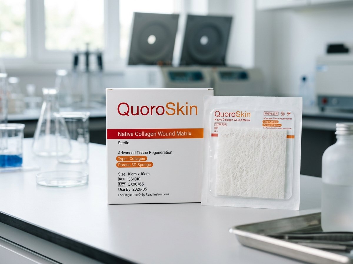 QuoroSkin Native Wound Matrix Packaging